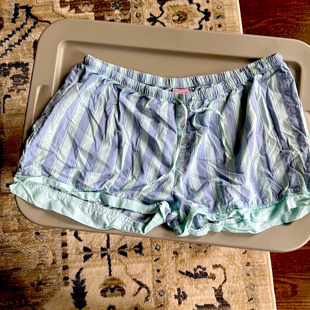 PJ Savage pj pajama striped shorts
